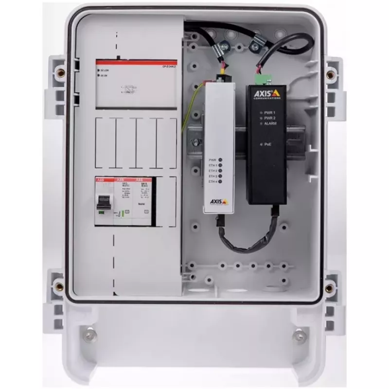 AXIS T8144 Industrial Midspan - Power Injector - DC 20 60 Watt - Schwarz (01154-001)