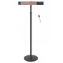 TunaBone Elektrischer Stand-Terrassenheizer, Einzelne goldene Carbonröhre | TB2580ST-01 | Terrassenheizer | 2500 W | Schwarz