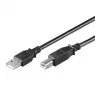 Wentronic Goobay USB 2.0 Hi-Speed Verlängerungskabel, Schwarz, 1,8 m - USB 2.0-Stecker (Typ A) > USB 2.0-Buchse (Typ A) (68903)