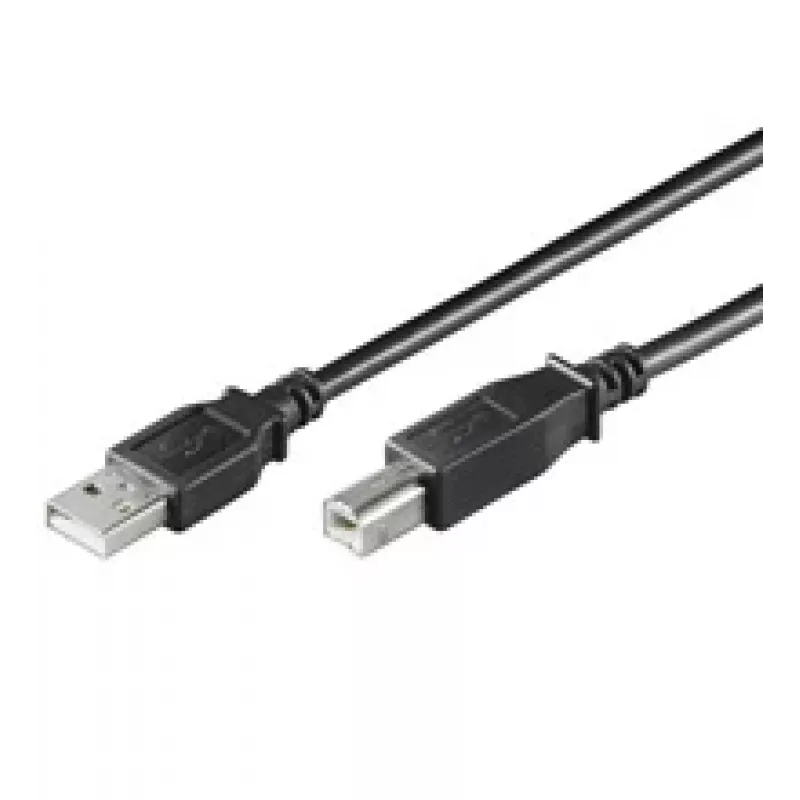 Wentronic Goobay USB 2.0 Hi-Speed Verlängerungskabel, Schwarz, 1,8 m - USB 2.0-Stecker (Typ A) > USB 2.0-Buchse (Typ A) (68903)