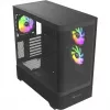 PC-Gehäuse Thermaltake View 290 TG ARGB Midi Tower Schwarz