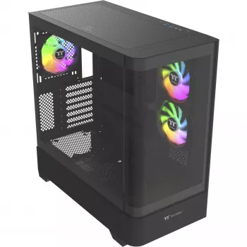 PC-Gehäuse Thermaltake View 290 TG ARGB Midi Tower Schwarz