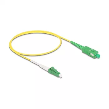 DeLOCK 83234 InfiniBand Glasfaserkabel 0,5m LC SC LC/APC Gelb