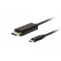 LANBERG CA-CMDP-10CU-0030-BK Videokabel-Adapter, 3 m, USB Type-C auf DisplayPort, 4K@60Hz/144Hz Unterstützung