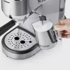 Espressomaschine SEVERIN Newspresa KA 5997 — halbautomatisch, 1 l Wassertank, 1350 W, Kaffeepulver, schwarz/gebürsteter Edelstahl/chrom