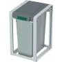 Abfallbehälter Hailo ProfiLine Öko XL 0935-202 38 l, grau