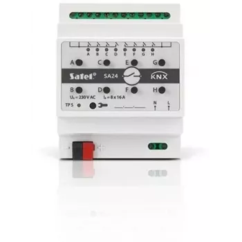 Schaltaktor Satel KNX-SA24 8 Kanäle Hutschienenmontage 3680 W