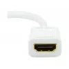 Videokabeladapter LOGILINK Mini DisplayPort auf HDMI Typ A CV0036A, 0,1 m, grau