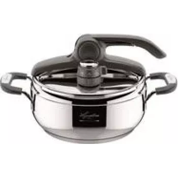 Lagostina 8900524576 Edelstahl-Kochgeschirr 22 cm für 2 Personen