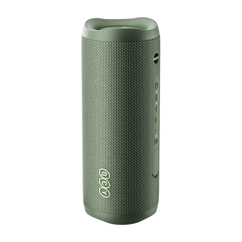 Kabelloser Lautsprecher QCY SP7 grün Bluetooth 5.0 tragbar, wiederaufladbarer Akku, kompaktes Design