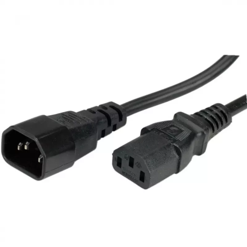 ROLINE Monitor-Stromkabel - Stromkabel - IEC 60320 C13 auf IEC 60320 C14