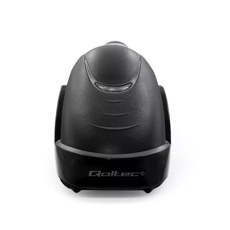 Handheld 1D/2D kabelgebundener Barcodescanner QOLTEC 50853 — USB, ABS-Gehäuse, 1,65 m Kabel, 97×65×167 mm, 105 g