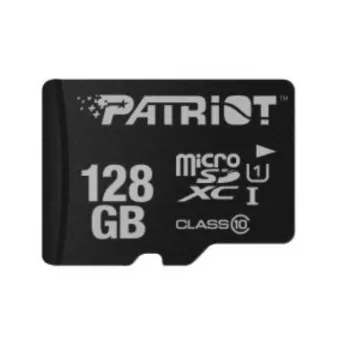 MicroSDXC-Speicherkarte PATRIOT PSF128GMDC10 128 GB UHS-I Klasse 10 U1 80 MB/s, schwarz