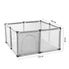 Extralink Kids Playpen, Dry Pool Spielplatz für Kinder, faltbar 126x126cm Bällebad k-458
