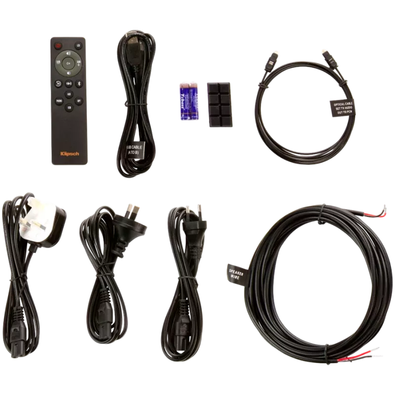 Aktiv-Regallautsprecher KLIPSCH R-51PM — Kabelgebunden & Kabellos, 120 W, Schwarz/Kupfer