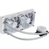 Flüssigkeitskühlungsset Cooler Master MasterLiquid 240L Core ARGB Weiß — 240-mm-Radiator, 120-mm-Lüfter, unterstützt LGA1700/AM5/AM4 und ältere Sockel