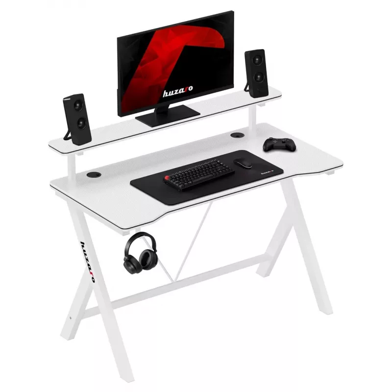 Huzaro Hero 1.9 Weißer Gaming-Schreibtisch