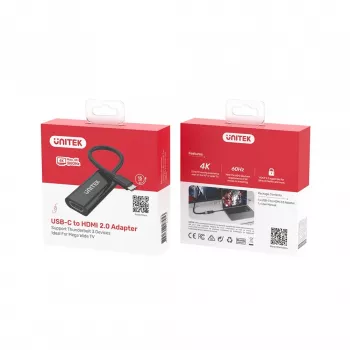 UNITEK V1421A USB-Grafikadapter Schwarz