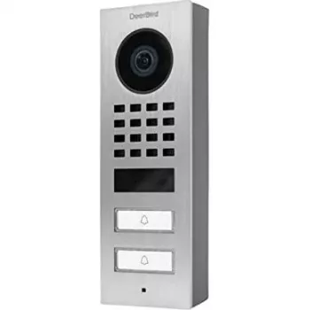 Video-Türstation door bird D1102V V4A Edelstahl mit 2 Ruftasten