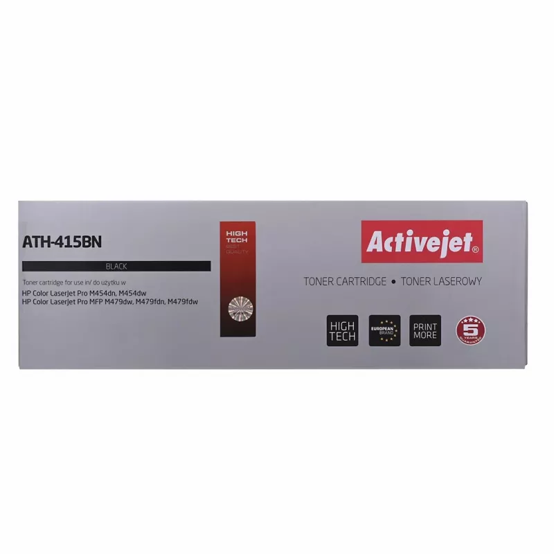 Activejet ATH-415BN Toner (Ersatz für HP 415A W2030A; Supreme; 2.400 Seiten; Schwarz) mit Chip