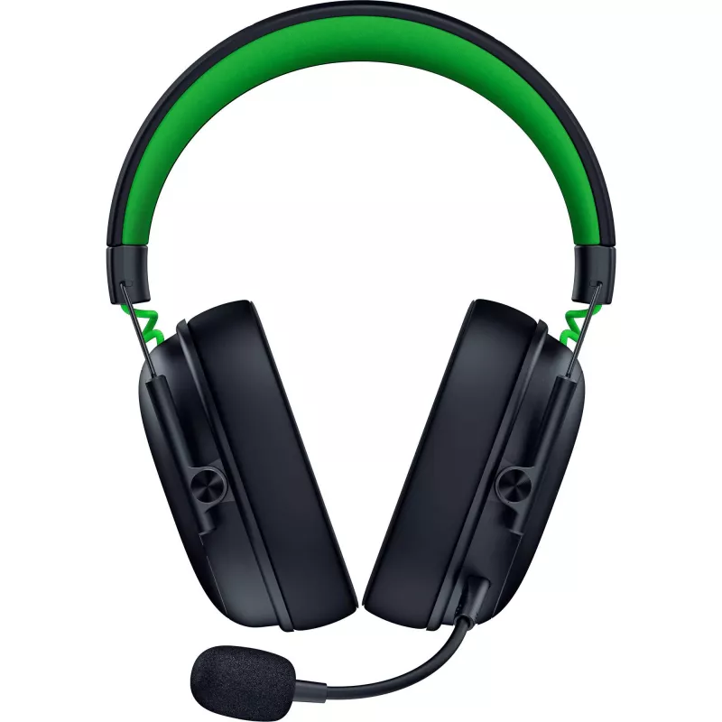 Headset Razer SchwarzShark V3 X HyperSpeed — Kabelgebunden & Kabellos (USB-A, Bluetooth), Ohraufliegend, 20–28 kHz, 270 g, Schwarz/Grün