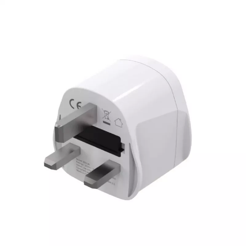Netzadapter GEMBIRD A-AC-UKMINTF – UK-Typ-G-Stecker auf IEC-C13-Eingang, 15 A
