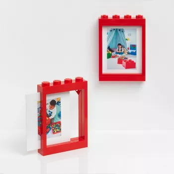 Bilderrahmen room copenhagen LEGO Bright Red 41131730 — dekorativer Tischrahmen, leuchtendes Rot