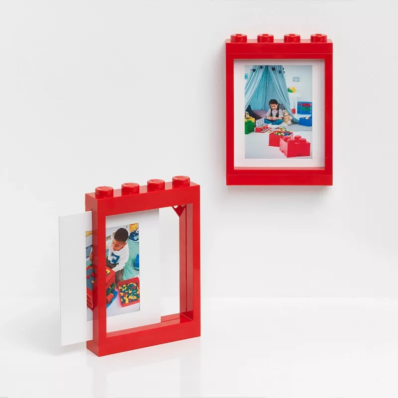 Bilderrahmen room copenhagen LEGO Bright Red 41131730 — dekorativer Tischrahmen, leuchtendes Rot