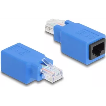 Gender-Changer-Adapter DeLOCK 64803 RJ45 Blau