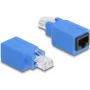 Gender-Changer-Adapter DeLOCK 64803 RJ45 Blau