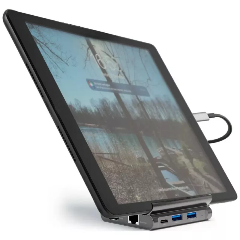Haltevorrichtung für Tablet/Smartphone 7in1 Dex HDMI/RJ45