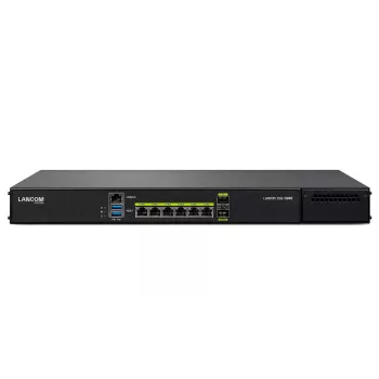 LANCOM Central Multi-Gigabit-Gateway für SD-WAN 100 VPN-Peers inkl. optional bis zu 1000 6xGE 2xSFP+ 2xUSB Firewall/IDS (61079)