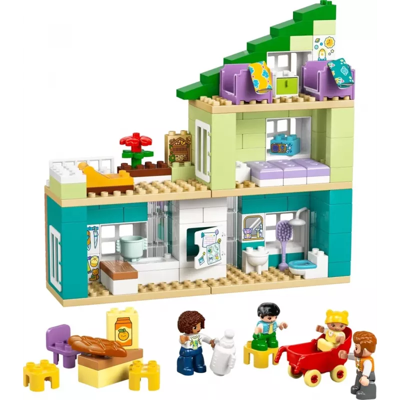 LEGO DUPLO 10470 3-in-1 Modernes Familienhaus mit Figuren