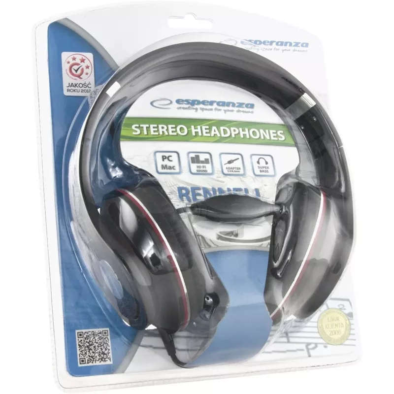 Esperanza EH141K Kopfhörer/Headset Kopfbügel Schwarz