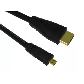 HDMI-Kabel SBOX HDMI-MICRO/R 1.4 2 m — Micro-HDMI auf HDMI, Version 1.4, 2 Meter Länge