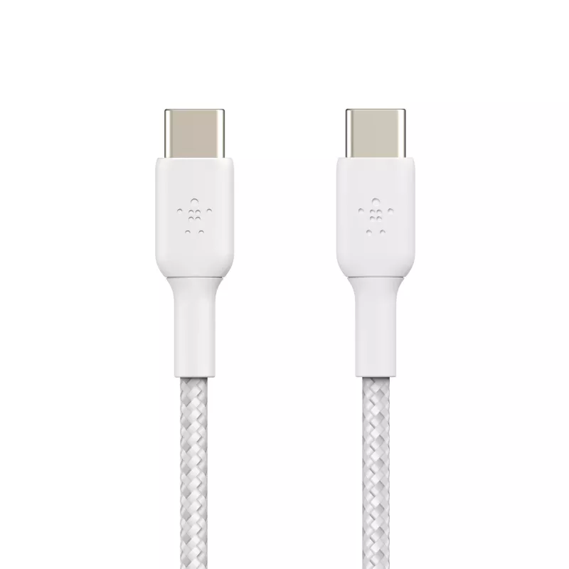 Belkin BOOST CHARGE - USB-Kabel - 24-polig USB-C (M) zu 24-polig USB-C (M) - USB 2.0 - 2 m - Weiß