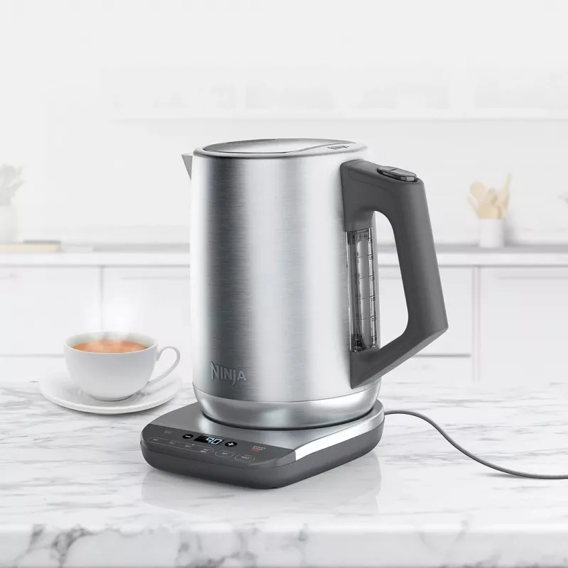 Ninja KT201EU Wasserkocher 1,7 L 3000 W Schwarz, Edelstahl