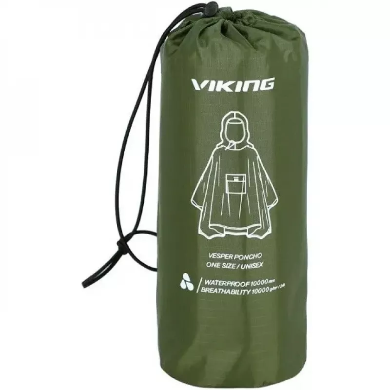 Regenponcho für Erwachsene VIKING Vesper grün