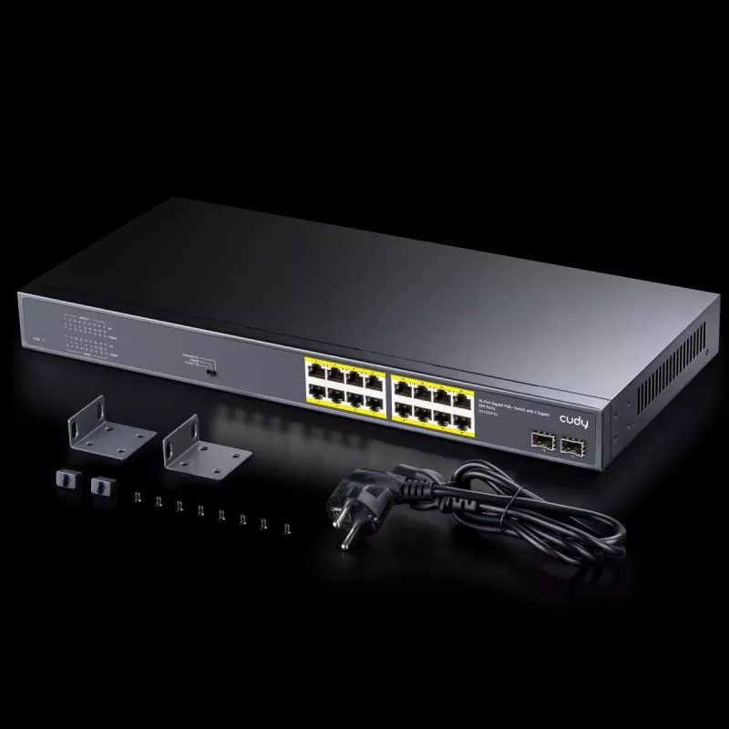 Cudy GS1020PS2 Netzwerk-Switch Gigabit Ethernet 16 Ports PoE