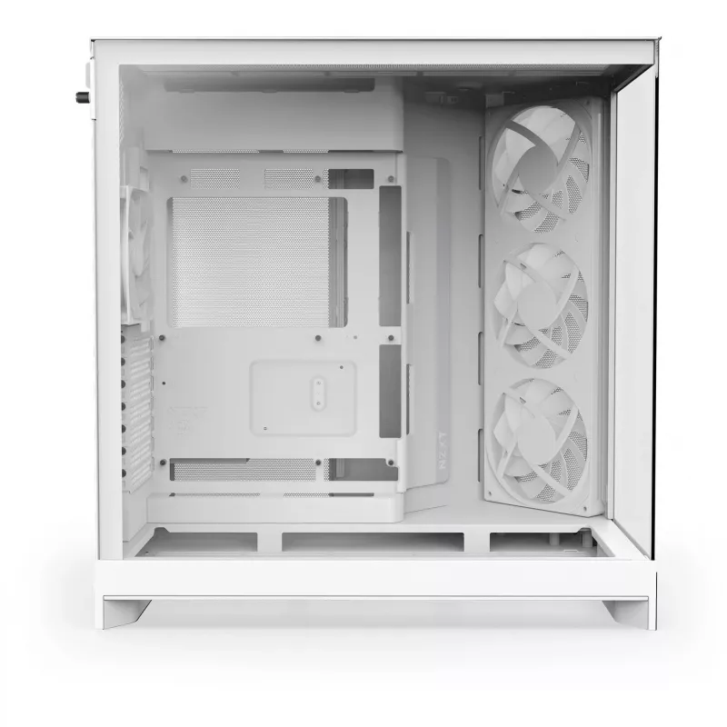PC-Gehäuse NZXT H9 Flow RGB Midi Tower Weiß