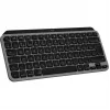Logitech Master Series MX Keys Mini for Mac – Tastatur – kompakt – hintergrundbeleuchtet – Kabellos – Bluetooth LE – AZERTY – Französisch – Space-Grau (920-012646)
