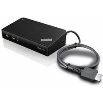Lenovo 40A40090IT Laptop-Dockingstation/Port-Replikator Kabelgebunden Schwarz