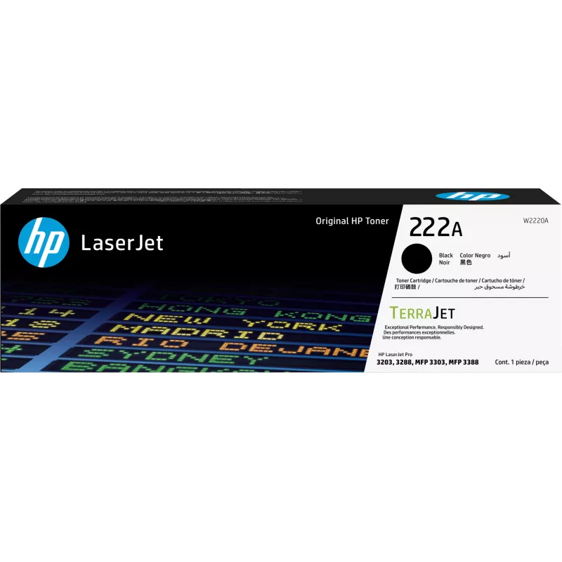 Toner HP 222A Schwarz Original LaserJet W2220A 1500 Seiten Schwarz