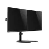 Monitorhalterung LOGILINK BP0099 für 2 Bildschirme, bis zu 81,3 cm (32 Zoll), VESA 75x75–100x100, max. 8 kg, schwarz