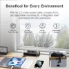 Mehrfachsteckdose DIGITUS 3-fach mit 2×USB-A & 1×USB-C, 3 AC-Steckdosen Typ E/F, 1,5 m Kabel, schwarz