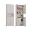 Badezimmerschrank Nel DK 1K Korb Kaschmirfarbe