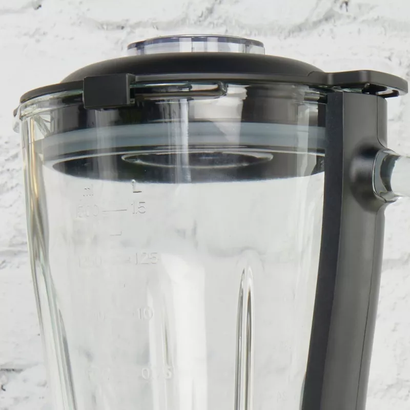 Glas-Mixbehälter Petra PT5531MBLKVDE Schwarz