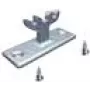 Schreibtischmontierte Strom- und Anschlusseinheit Bachmann Easy-Desk-3G Silber, Modell 930.025