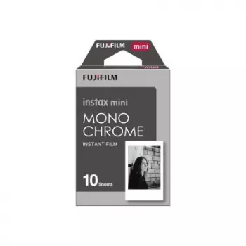 Fujifilm Instax Mini Monochrome - Schwarz-Weiß-Sofortbildfilm - instax mini - ISO 800 - 10 Aufnahmen