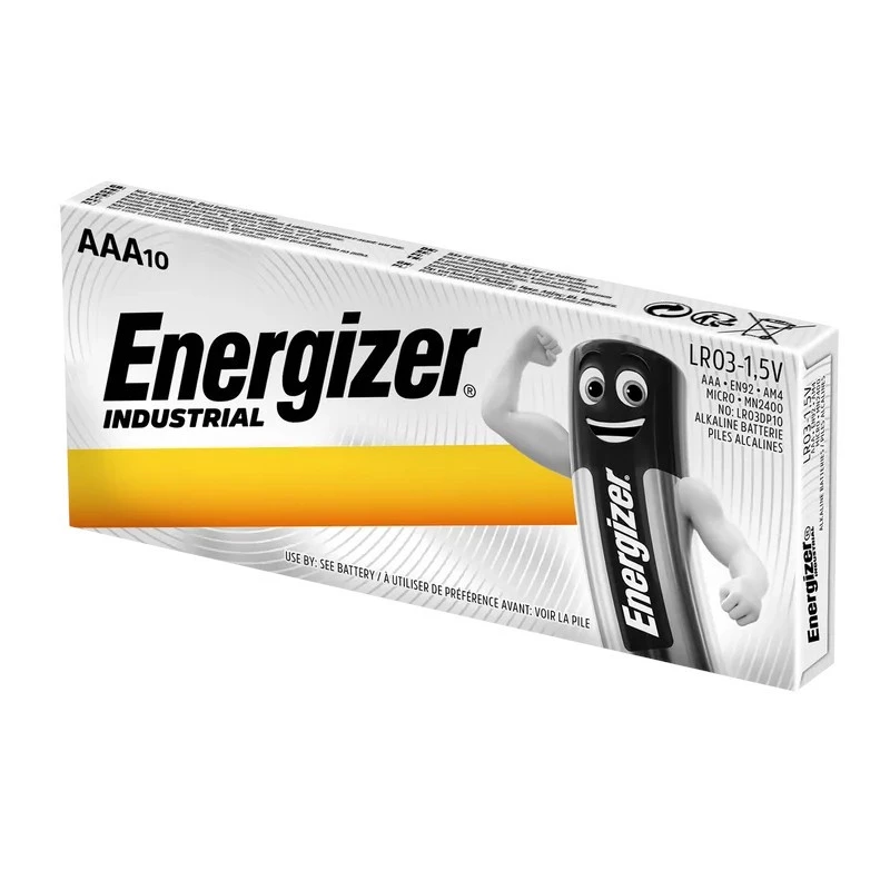 Energizer Industrial AA Alkaline Batteries - 6x Packs of 10 + 6x Free Packs of 10